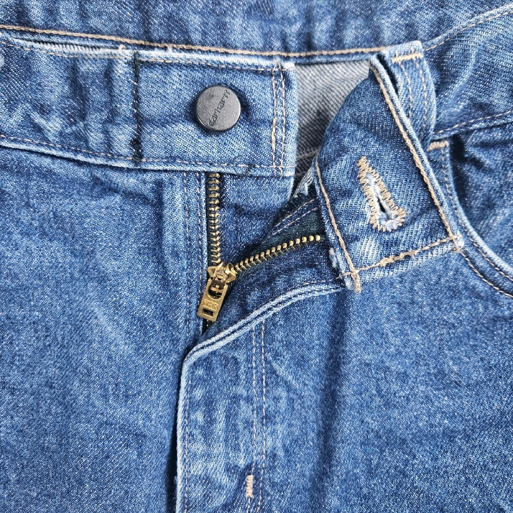 🔥 Carhartt FR Double Front Dungaree Jeans 🔥 - Picture 3 of 16